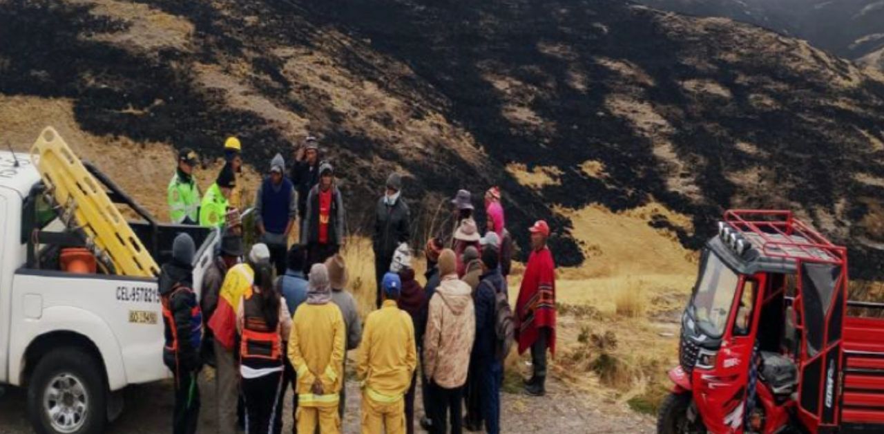 Extinguen incendio forestal en Arequipa: Emergencia ocasionó daños a la cobertura natural en Pampacolca