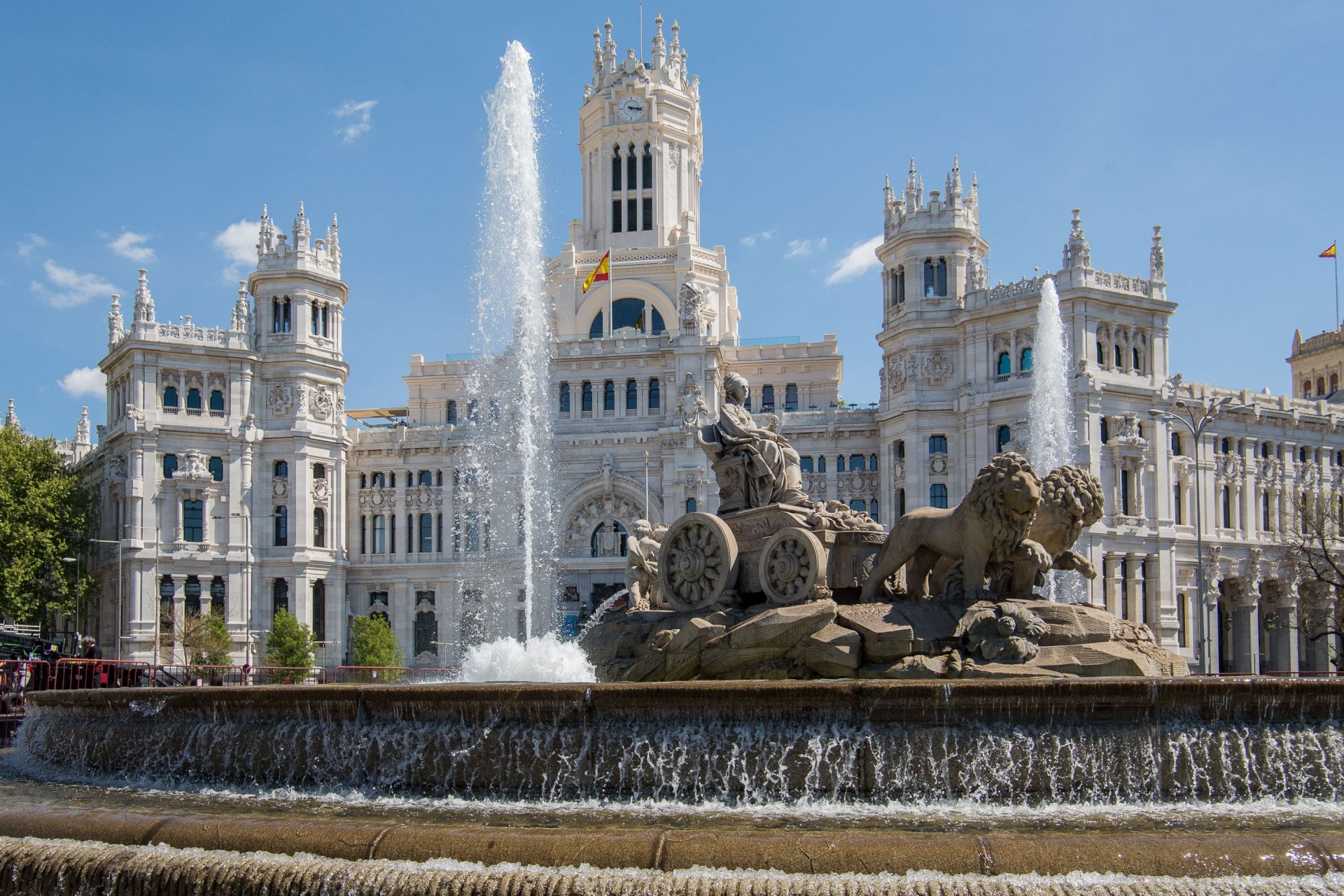 Plaza de Cibeles en Madrid.