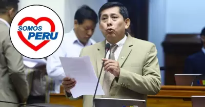 Paul Gutiérrez se suma a la bancada de Somos Perú.