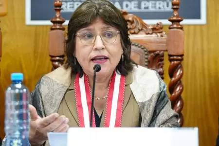 Delia Espinoza cuestiona falta de mayor presupuesto para Fiscala