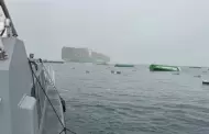 Cierran el Puerto del Callao por la cada de una gran cantidad de contenedores a la baha