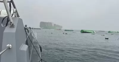 Saquear contenedores que cayeron al mar sera delito de robo agravado.