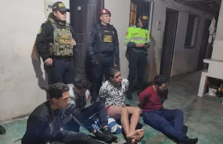 Desarticulan banda criminal en Huaral gracias a un megaoperativo