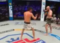 Jess 'El Mudo' Pinedo no pudo con rival ruso: Luchador peruano se rindi en el quinto round