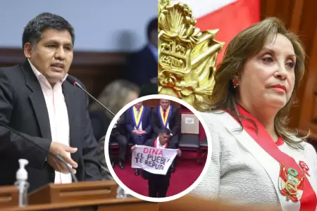 Jaime Quito tras protestar durante mensaje presidencial