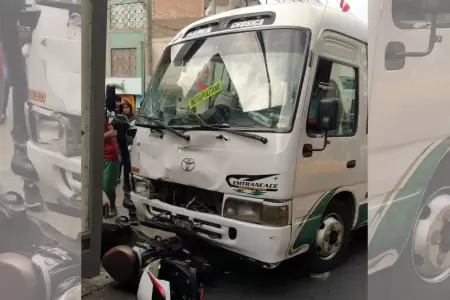 Bus del 'Chosicano' arrolla a tres personas