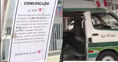 Línea B subre precio de pasajes por extorsiones