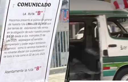 Lnea B subre precio de pasajes por extorsiones