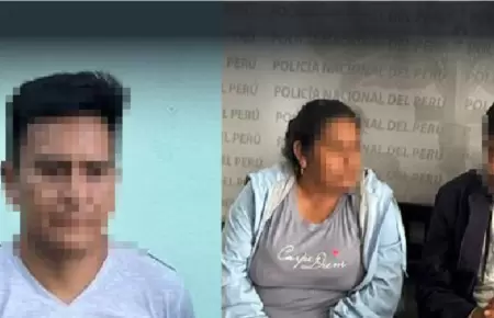 Fueron detenidos tres presuntos miembros de 'Los sureos del Vraem'