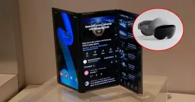 El Galaxy Z Trifold y el visor XR de Samsung.