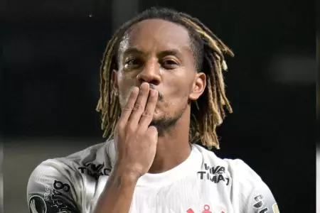 Andr Carrillo anot el agnico empate de Corinthians ante Fortaleza.