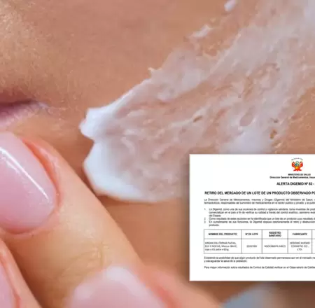 Una crema facial fue retirada del mercado por Indecopi.
