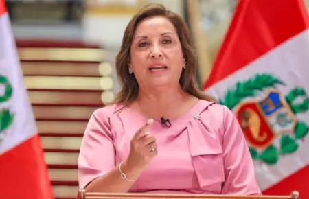Dina Boluarte habl sobre la CIDH.