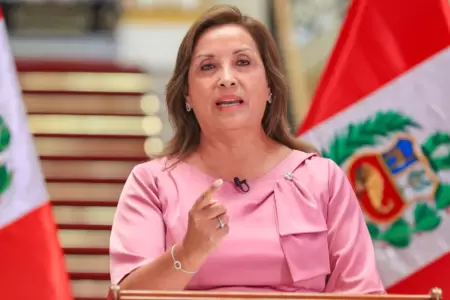 Dina Boluarte habl sobre la CIDH.