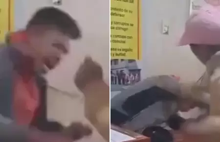Mujer castiga con chicotazos a su hijo