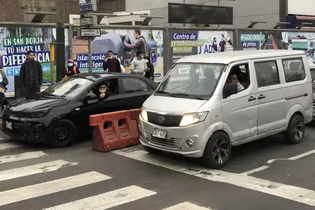 Colectiveros que operan en San Borja son extorsionados.