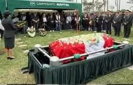 Tragedia en La Victoria: Dan ltimo adis al suboficial Jos Gabriel Munive Gurmendi