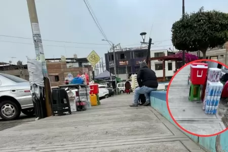 Plaza Jos Olaya convertida en cantina
