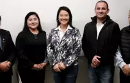 Keiko Fujimori presenta candidatos de Fuerza Popular para presidir comisiones ordinarias del Congreso