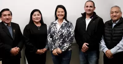 Keiko Fujimori present a sus candidatos para presidir comisiones parlamentarias