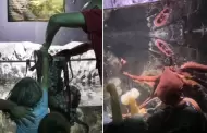 Terror en acuario: Nio termina con lesiones tras ataque de pulpo gigante