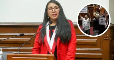 Ruth Luque sobre protesta en mensaje a la Nacin de Dina Boluarte