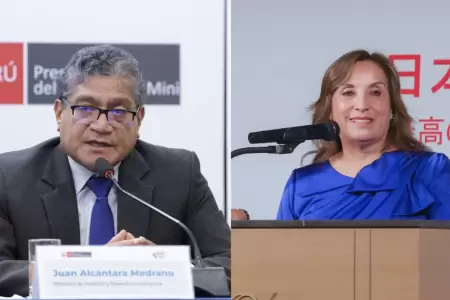 Ministro de Justicia defiende silencio de Dina Boluarte sobre isla Santa Rosa