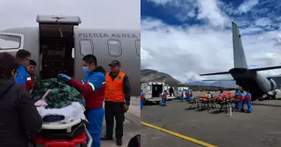 Traslados aeromdicos brindados por el Minsa