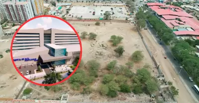 Zona donde se construiría el megaproyecto