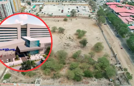 Zona donde se construira el megaproyecto