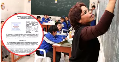 Bono apoyaría a miles de docentes.