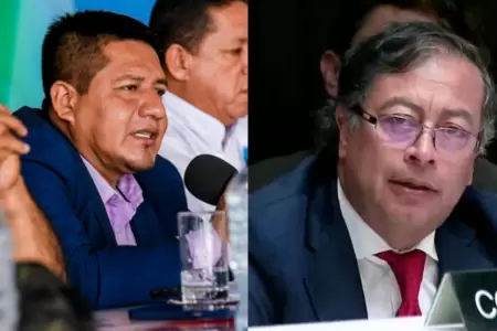 Gobernador de Loreto critica a Gustavo Petro