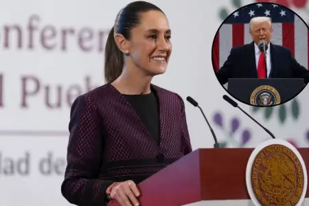 Claudia Sheinbaum responde a Donald Trump.