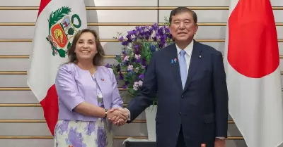 Dina Boluarte se reuni con primer ministro de Japn