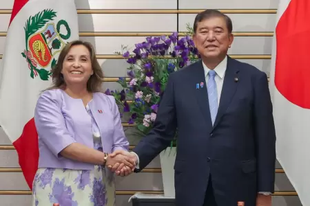 Dina Boluarte se reuni con primer ministro de Japn