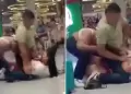 Escndalo en centro comercial