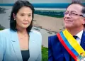 Keiko Fujimori contra Gustavo Petro por isla Santa Rosa.