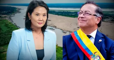 Keiko Fujimori contra Gustavo Petro por isla Santa Rosa.