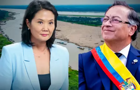 Keiko Fujimori contra Gustavo Petro por isla Santa Rosa.