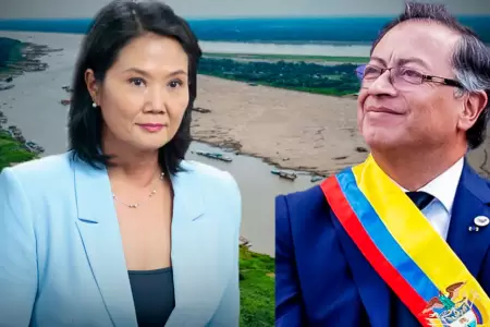 Keiko Fujimori contra Gustavo Petro por isla Santa Rosa.