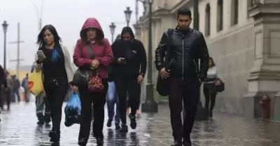 Senamhi advierte descenso de temperatura nocturna en 11 provincias