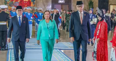 Dina Boluarte llegó la tarde de este domingo 10 de agosto a Indonesia.