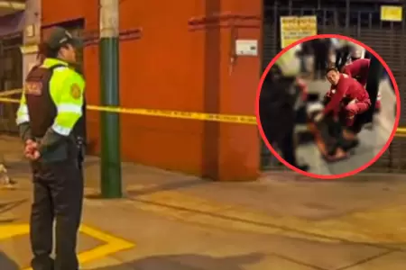 Hombre fue atacado mientras beba emoliente en un puesto en Lince