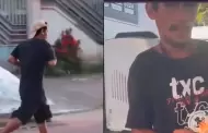 Borracho en chanclas se cola en carrera, la completa y recibe medalla: "Corr para quitarme la resaca"