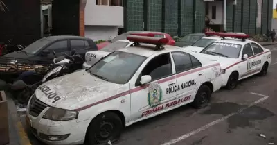 Ms de 8 mil vehculos de la PNP estn inoperativos.
