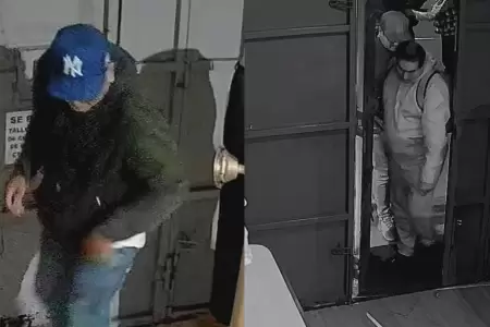 Dos ladrones robaron 100 mil soles de tienda en Gamarra.
