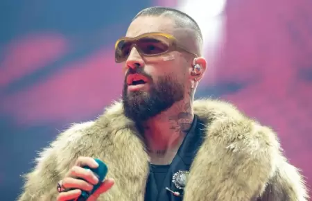 Maluma reprendi a seguidora que fue a su concierto con un beb.