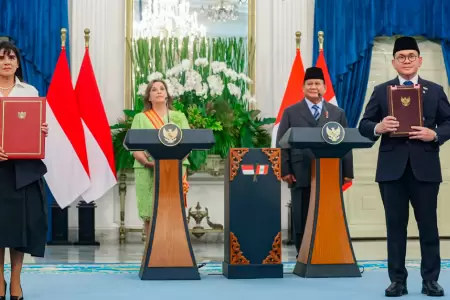 Gobierno peruano firma acuerdo con Indonesia