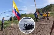 Tensin en la triple frontera! Autoridades peruanas RETIRAN bandera de Colombia colocada en Santa Rosa