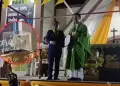 Chiclayo: Secretario del Papa Len XIV entreg mitra papal y ofreci misa en la parroquia San Jos Obrero